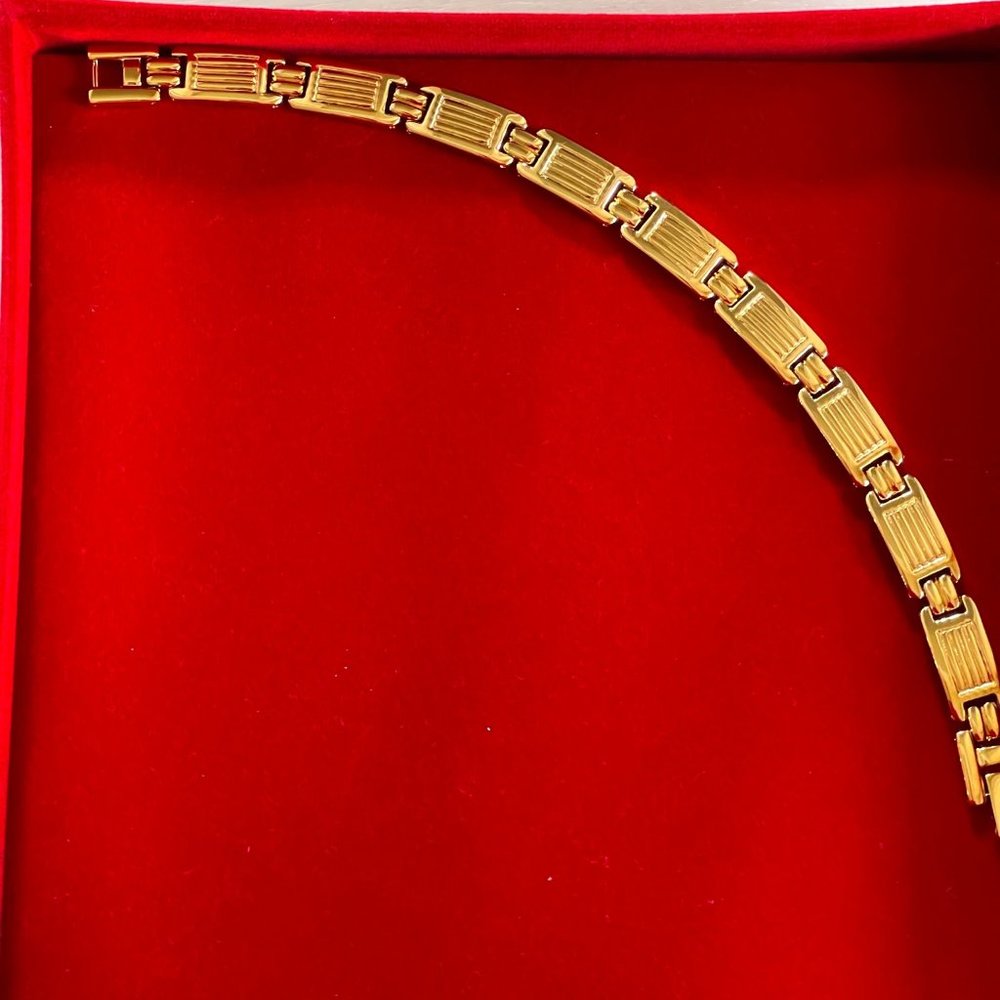 10K Gold Coated Bracelet : Custom Link Designs